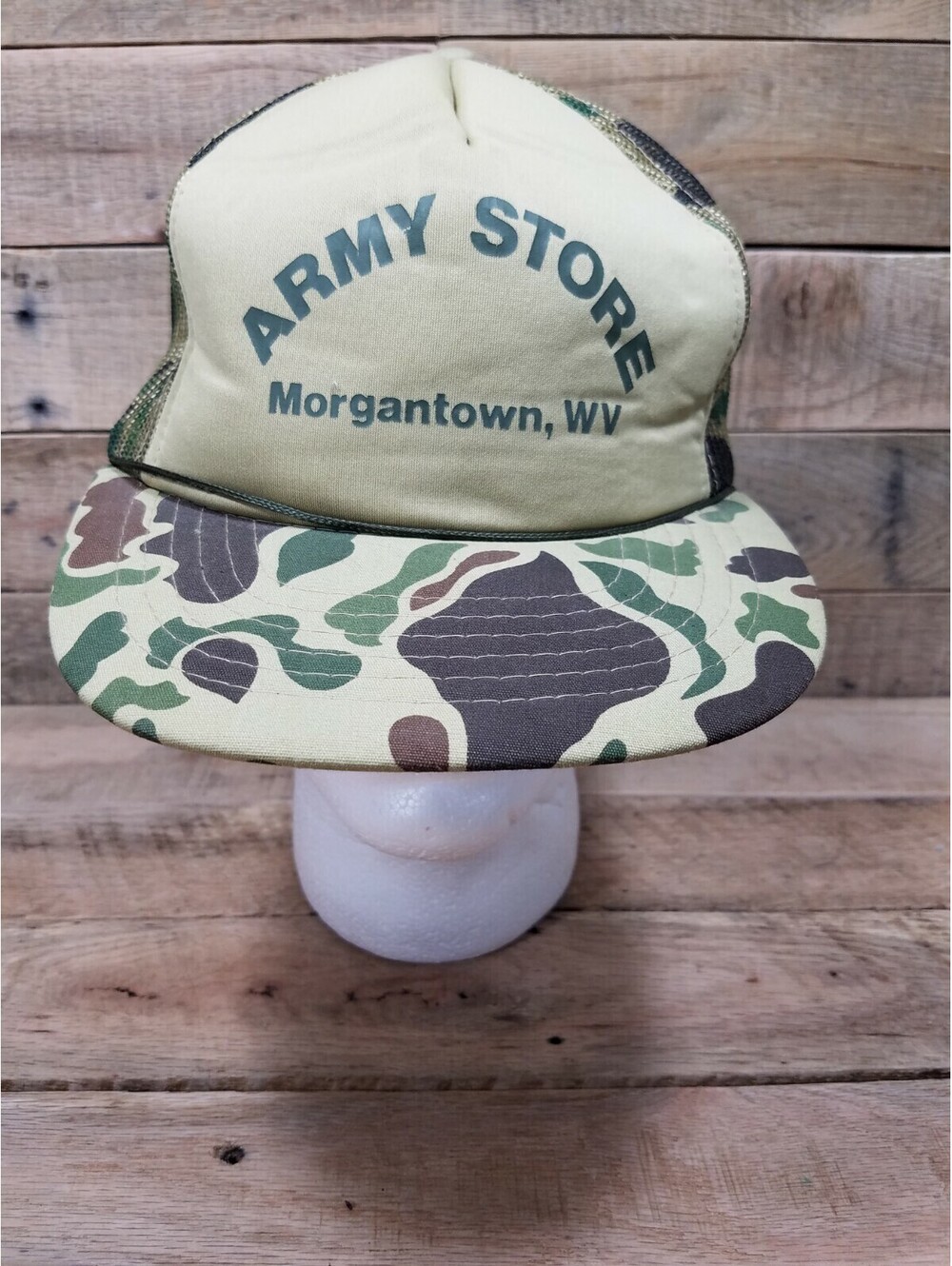 Vintage Army Store Morgantown West Virginia Advertisement Hat